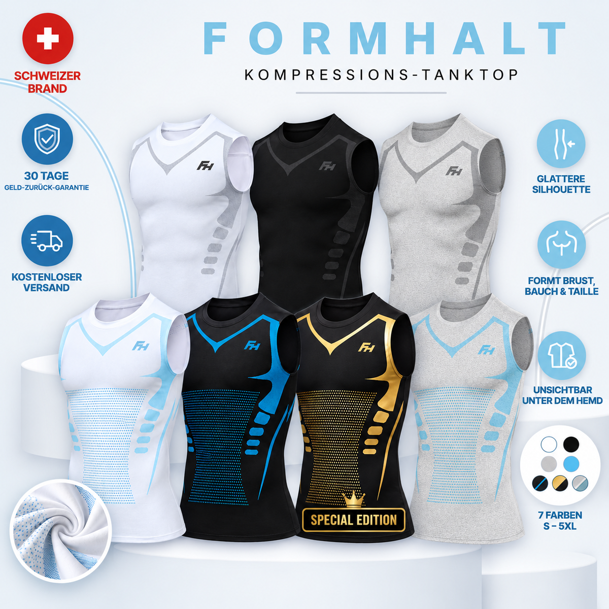 Débardeur de compression pour homme – FORMHALT CORE Tank