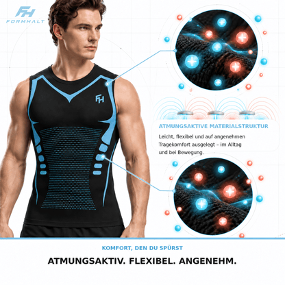 FORMHALT CORE Tank – Kompressions-Tanktop für Herren, ärmelloses Shirt aus atmungsaktivem Material für Komfort.
