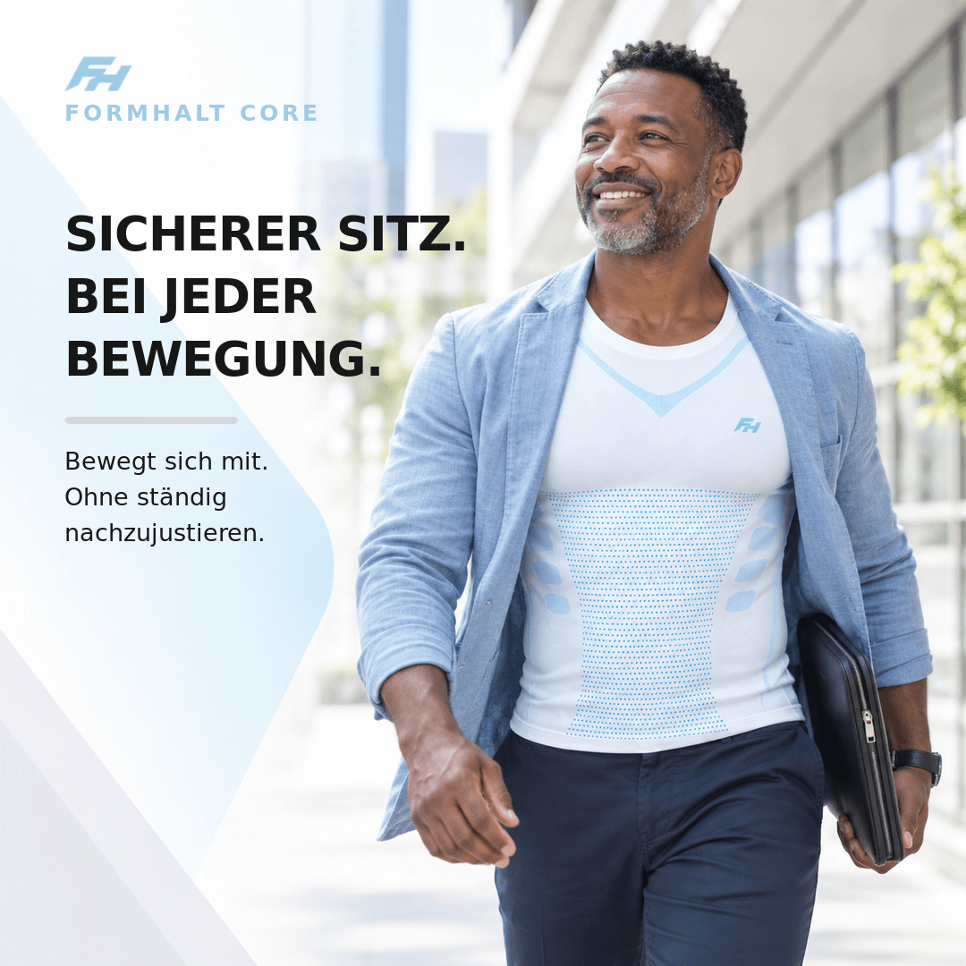FORMHALT CORE Tank – Kompressions-Tanktop für Herren in Aktion, für optimalen Sitz bei Bewegungen.
